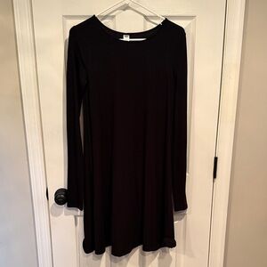 Old Navy Black Long Sleeve Dress